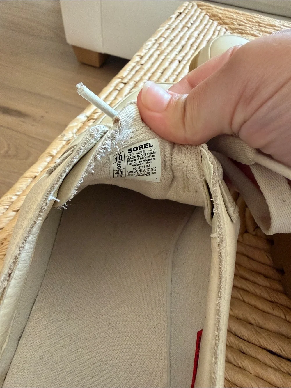 Sorel x Caribou Women’s Waterproof Chunky Platform Sneakers in Beige and Gum